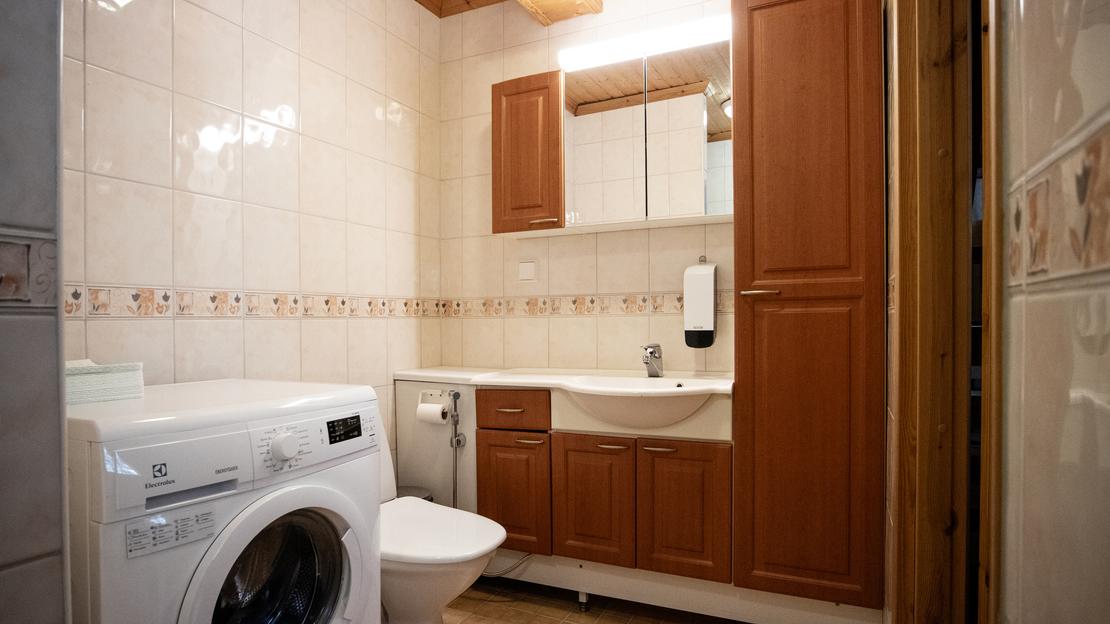 Lumekkaantie 2B wc ja pesukone