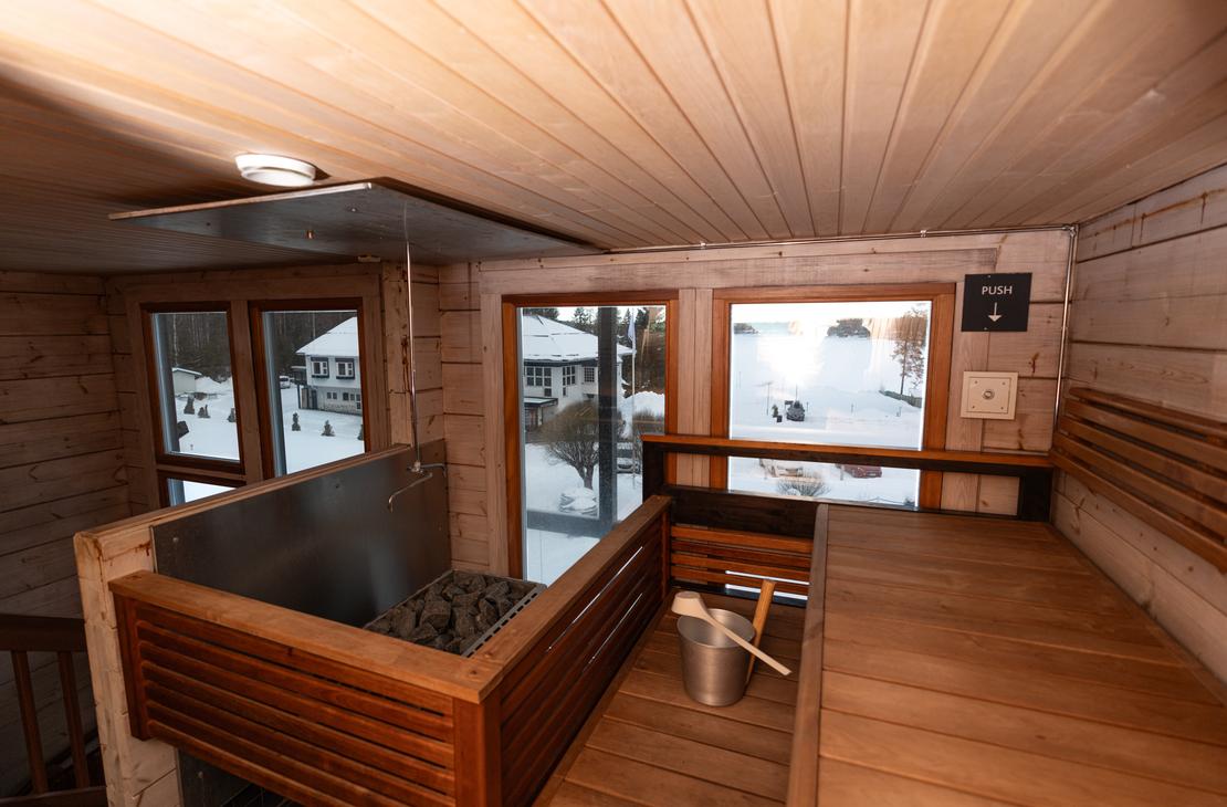 Sauna panoramica Honkalinna