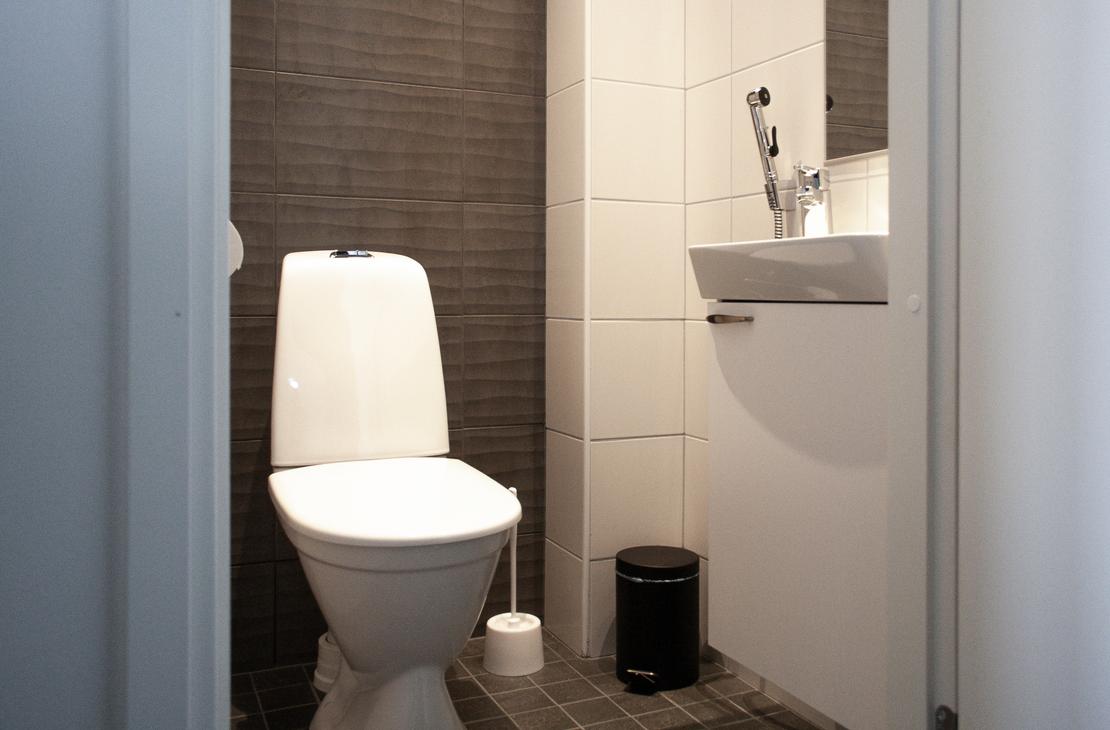 Baño de la posada de esquí