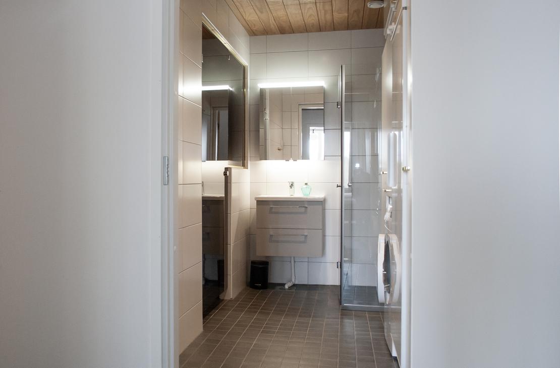 Baño y limpieza de Ski-Inn