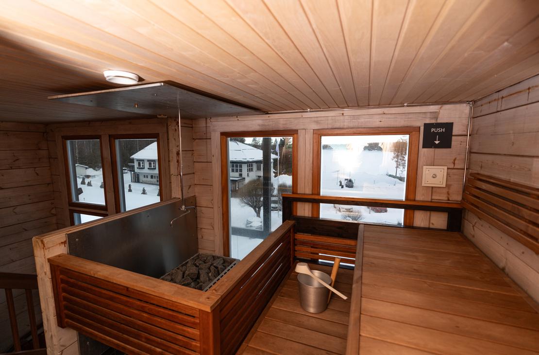 Sauna panoramica Honkalinna