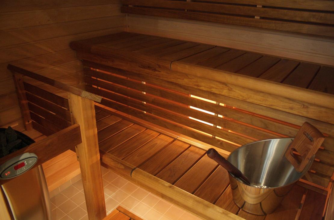 sauna huoneistossa