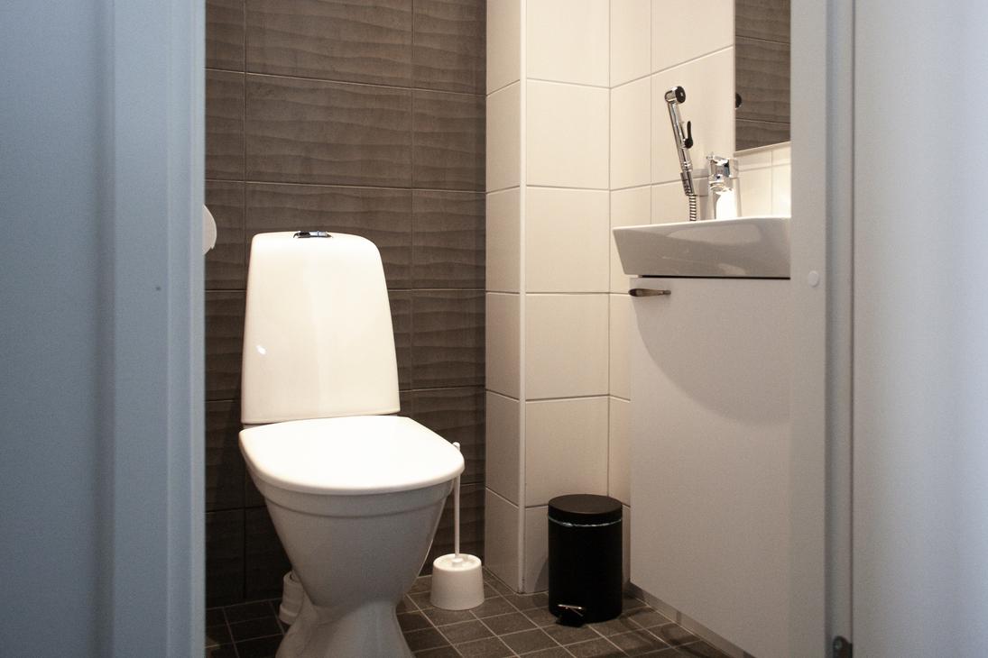 Baño de la posada de esquí