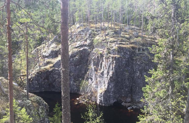 The rocks of Hiidenporti National Park